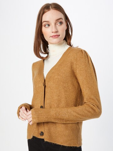 VILA Knit cardigan 'Eshy' in Brown: front