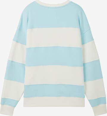 TOM TAILOR Sweatshirt in Blau