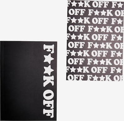 Mister Tee Kontorartikler 'Fuck Off' i sort / hvid, Produktvisning