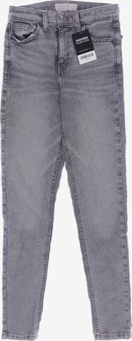 TOPSHOP Jeans in 26 in Grey: front