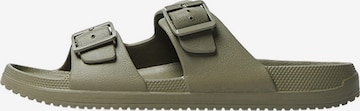 Bershka Pantolette in Grün