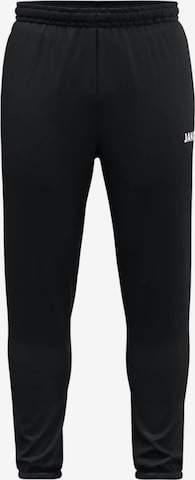 JAKO Tapered Sporthose 'Dynamic Freizeit' in Schwarz: Vorderseite