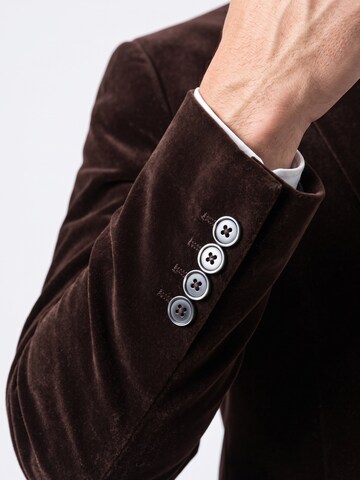 ALLTHEMEN Regular fit Suit Jacket 'Lichtung' in Brown