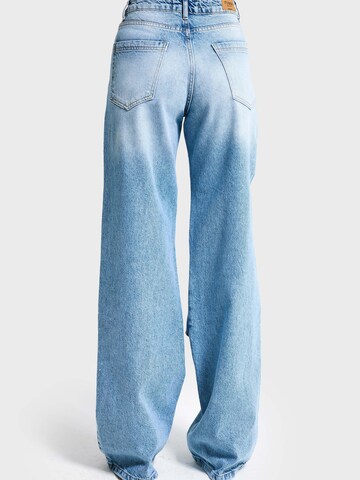 IT'S BASIC Loosefit Jeans 'LOOSE HIGH RISE JEANS' in Blauw