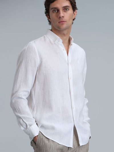 Lufian Button Up Shirt in White, Item view