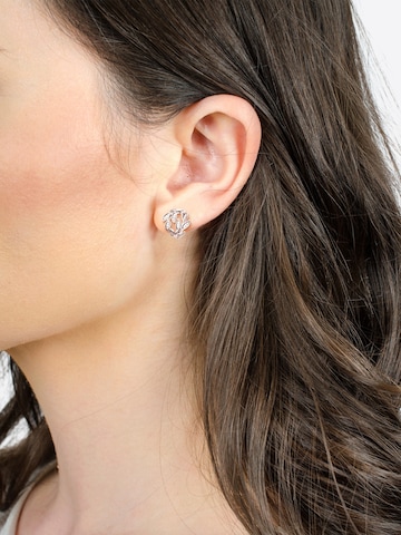 Sofia Milani Ohrringe 'Leaf'‌‌ in Silber