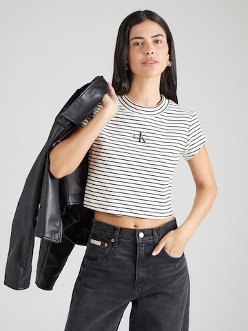 Calvin Klein Jeans Футболка в Черный: спереди