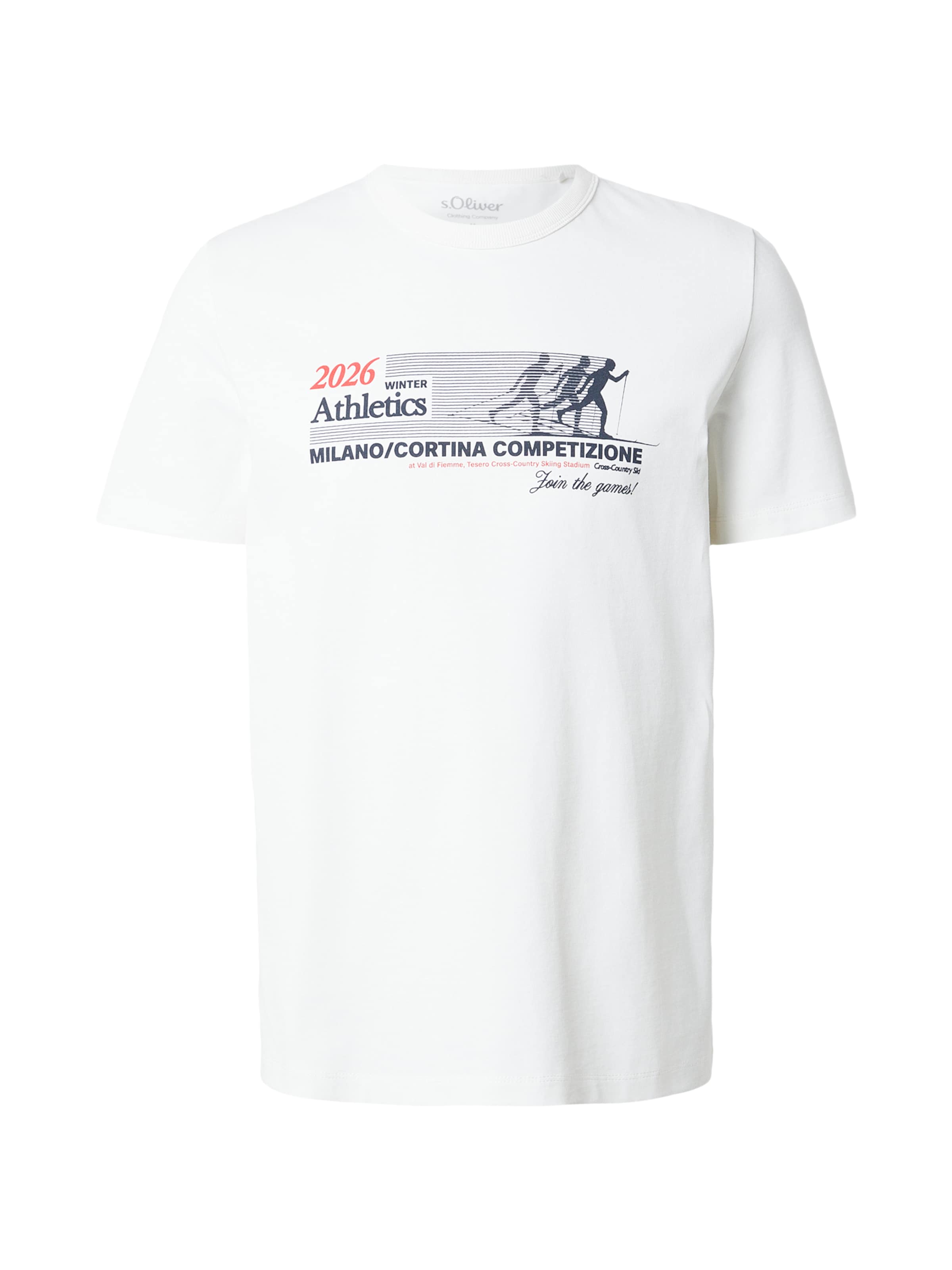 s.Oliver Футболка в Белый: спереди