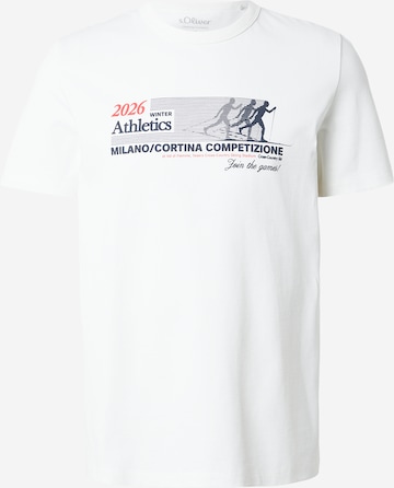 s.Oliver Shirt in White: front