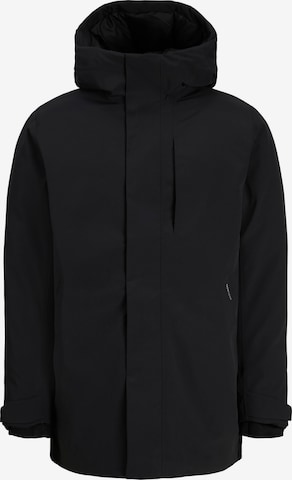 Parka mi-saison JACK & JONES en noir : devant