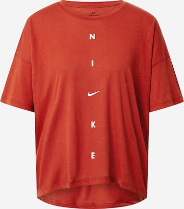 NIKE Funkční tričko – červená: přední strana