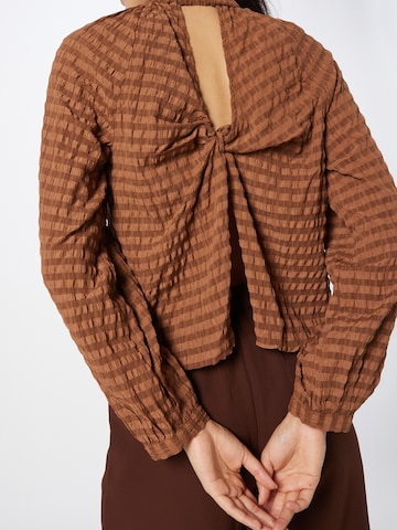 VERO MODA Blouse 'ENGA' in Brown