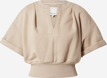 Sweat-shirt 3.1 Phillip Lim en beige : devant