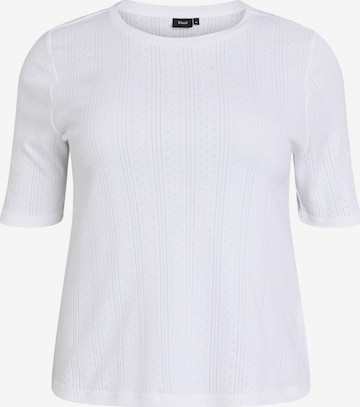 balta Zizzi Marškinėliai 'Mmia': priekis