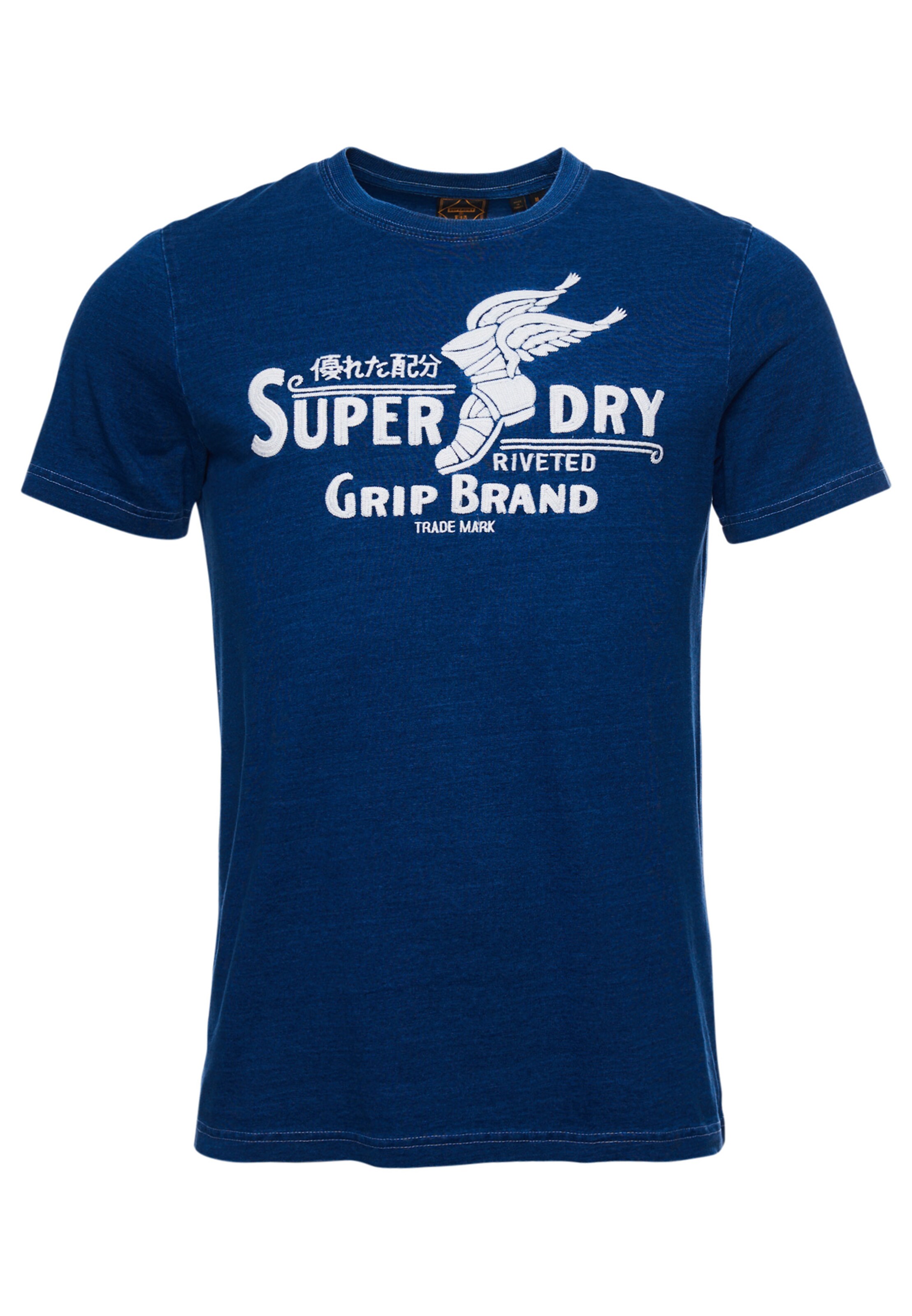 Männer Shirts Superdry Shirt in Blau - FM73385