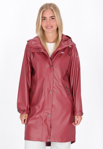 Manteau fonctionnel Schmuddelwedda en rouge : devant