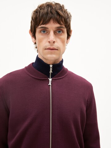 ARMEDANGELS Gebreid vest in Rood