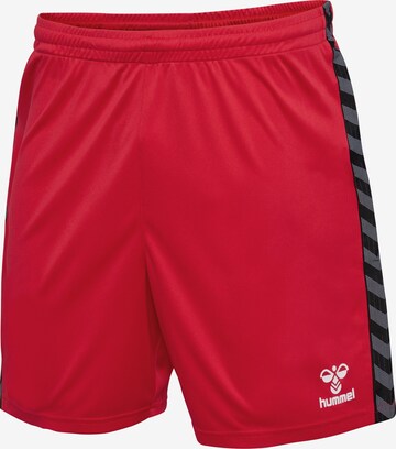 Regular Pantalon de sport 'AUTHENTIC' Hummel en rouge