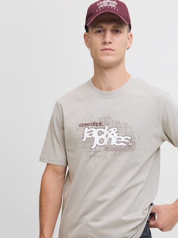 JACK & JONES Póló 'JCOGRID' - kék