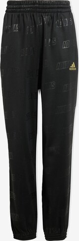 ADIDAS SPORTSWEAR Tapered Sporthose 'Brand Love Debossed' in Schwarz: predná strana