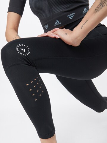 ADIDAS BY STELLA MCCARTNEY - Skinny Calças de desporto 'Truepurpose' em preto