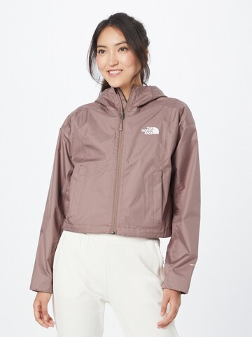 THE NORTH FACE Преходно яке 'QUEST' в сиво: отпред