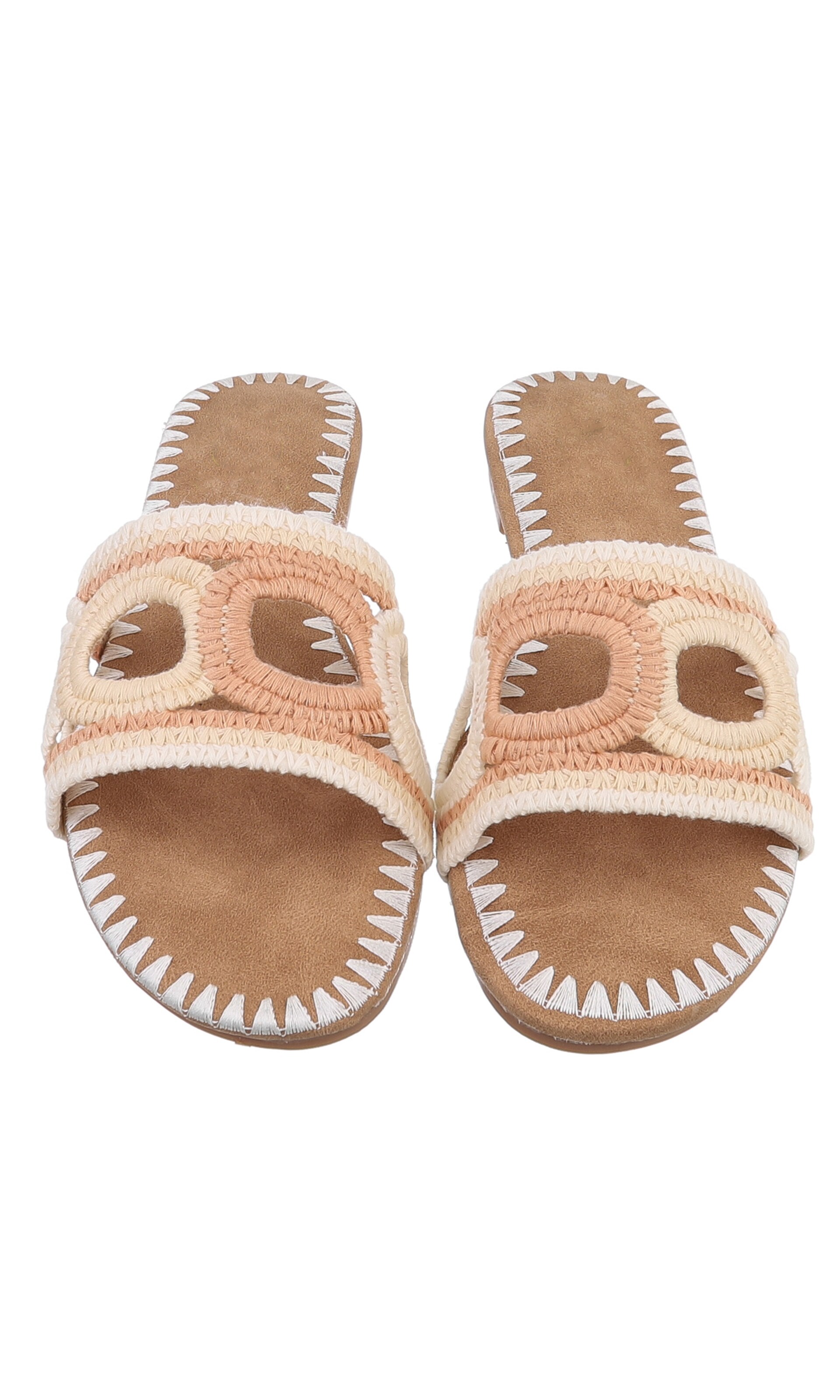 Ital-Design Pantolette in Beige
