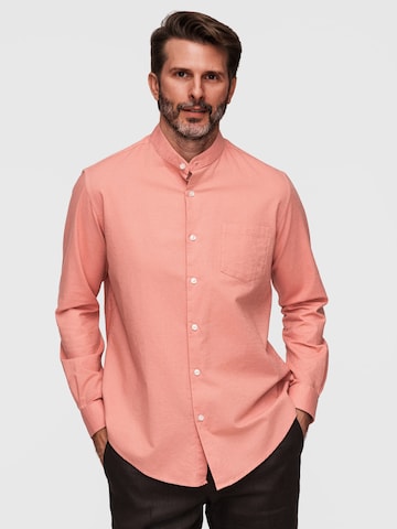Ombre Regular fit Business shirt in Pink: front