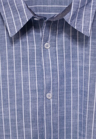 Street One MEN Regular fit Button Up Shirt in Blue