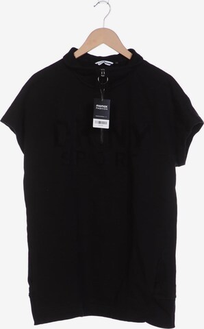DKNY Sweatshirt & Zip-Up Hoodie in L in Black: front