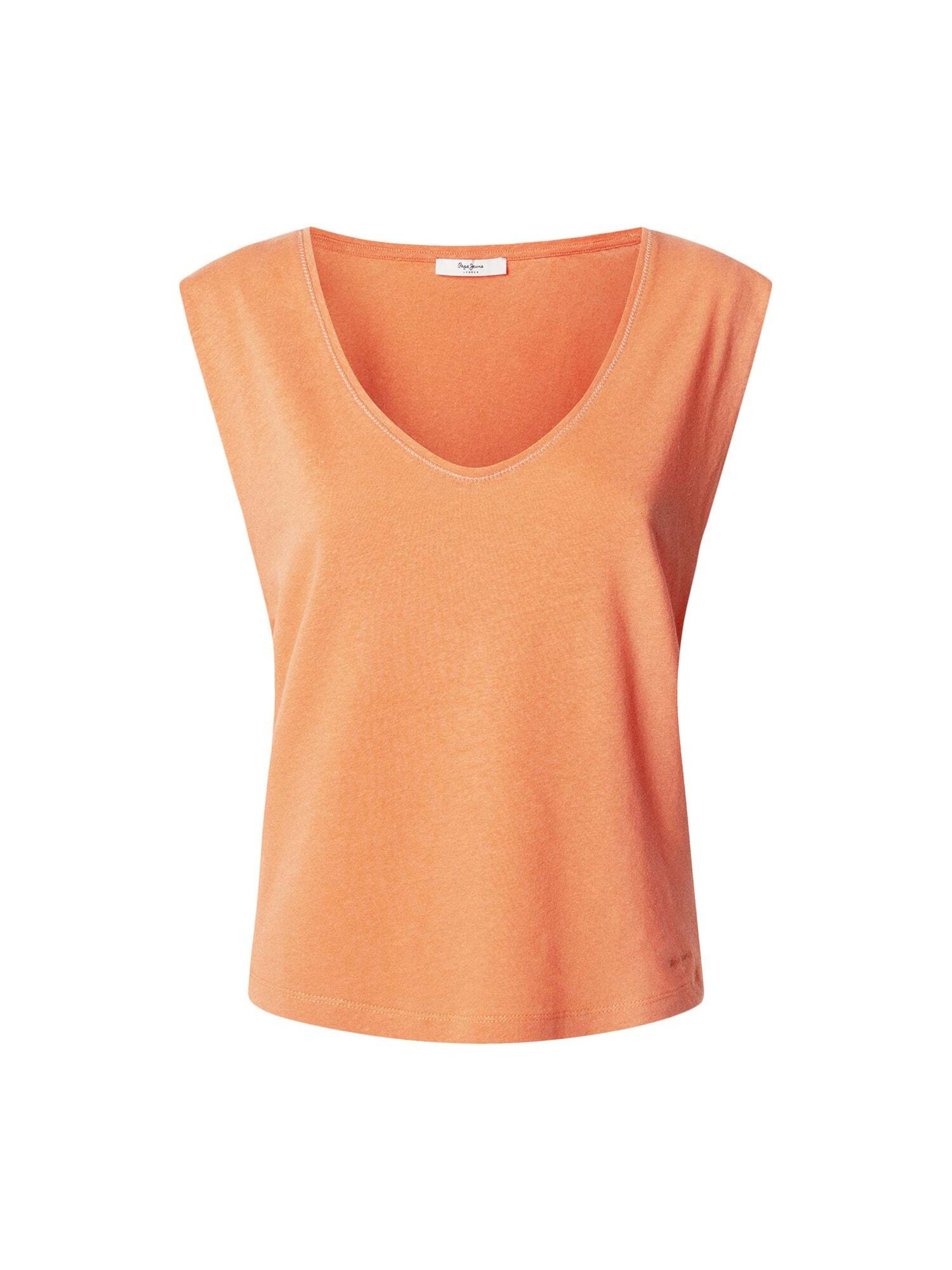 Maglietta 'Lotti' di Pepe Jeans in arancione: frontale