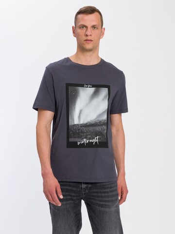 Cross Jeans T-Shirt '15854' in Grau: predná strana