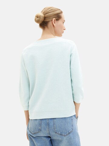 TOM TAILOR - Sweatshirt em azul