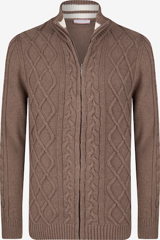 Felix Hardy Neuletakki värissä ruskea: etupuoli