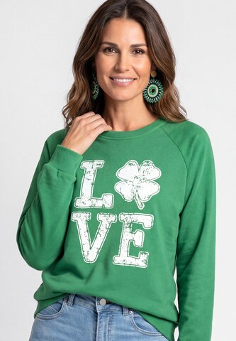 Sweat-shirt usha FESTIVAL en vert