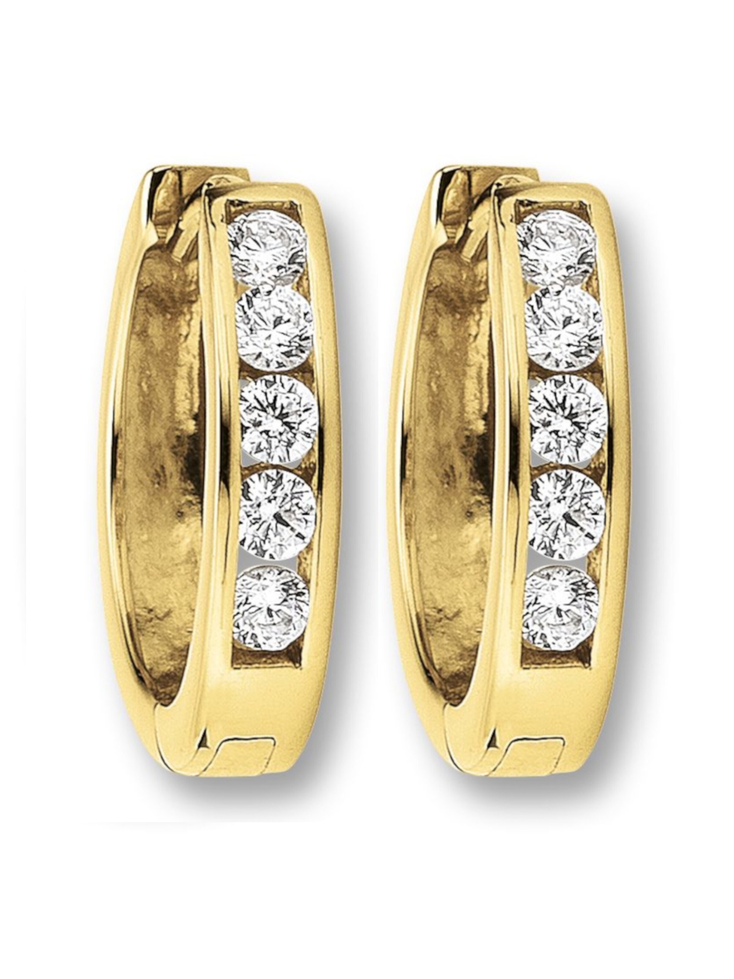 ONE ELEMENT Ohrringe in Gold: Vorderseite