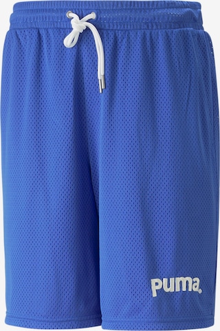 regular Pantaloni di PUMA in blu: frontale