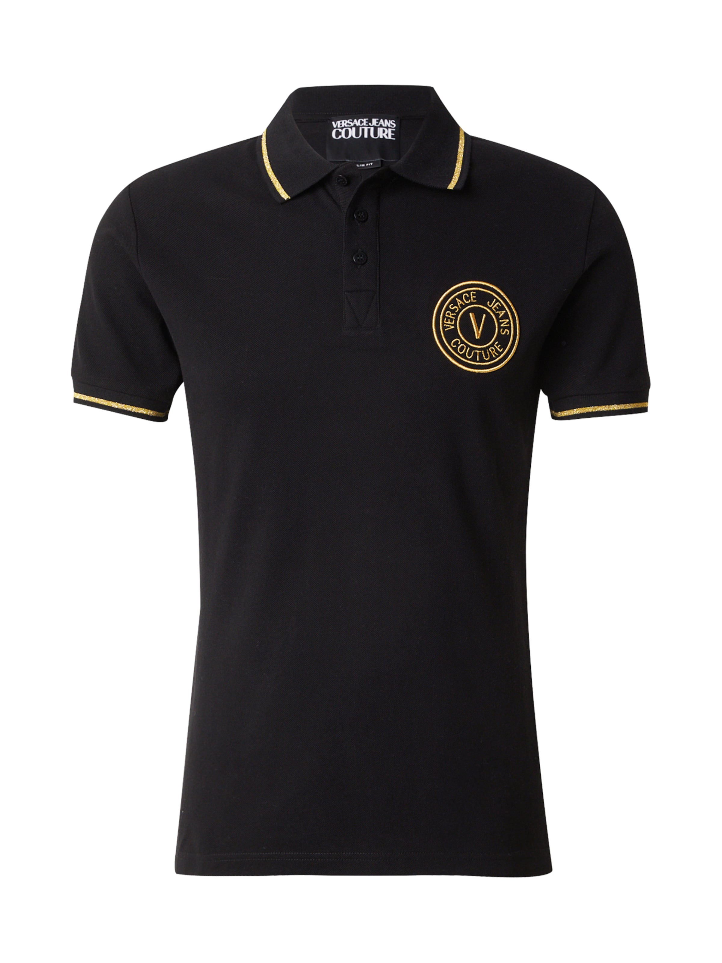 T-Shirt Versace Jeans Couture en noir : devant