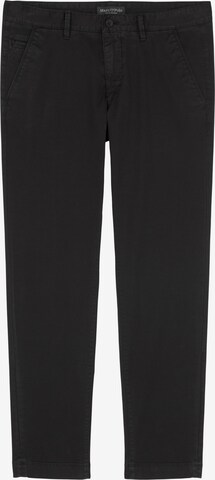 Regular Pantalon chino 'Stig' Marc O'Polo en noir : devant