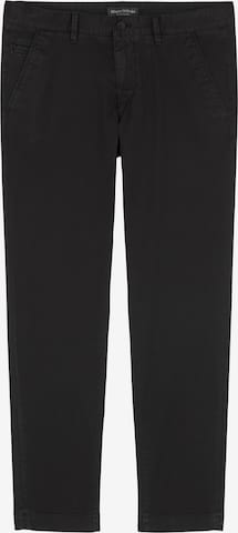 Marc O'Polo - Regular Calças chino 'Stig' em preto: frente