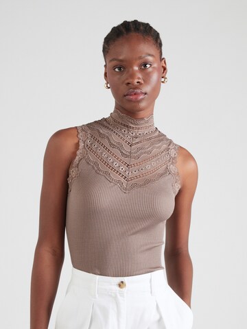 rosemunde Top in Brown: front