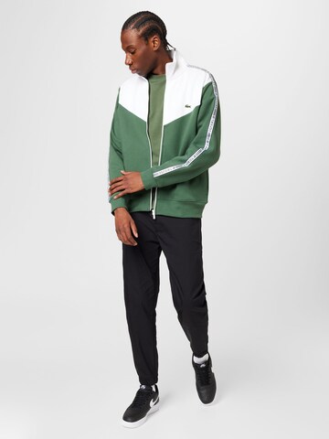 LACOSTE Bluza rozpinana w kolorze zielony