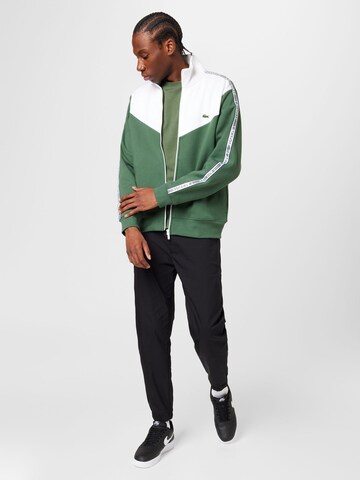 LACOSTE Sweatjacke in Grün