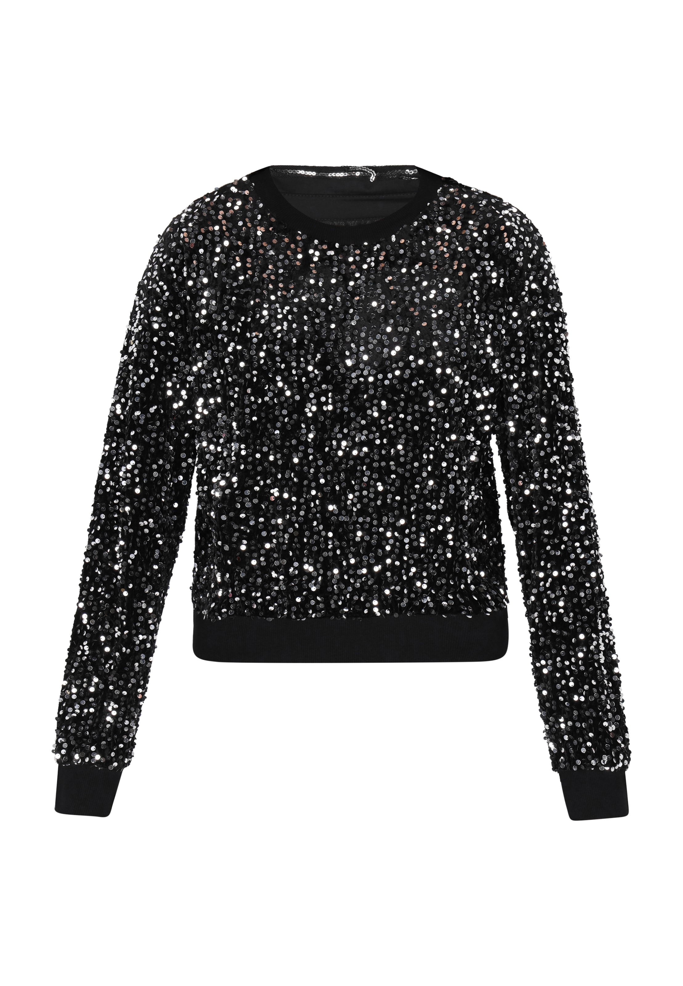 NAEMI - Sudadera en negro: frente