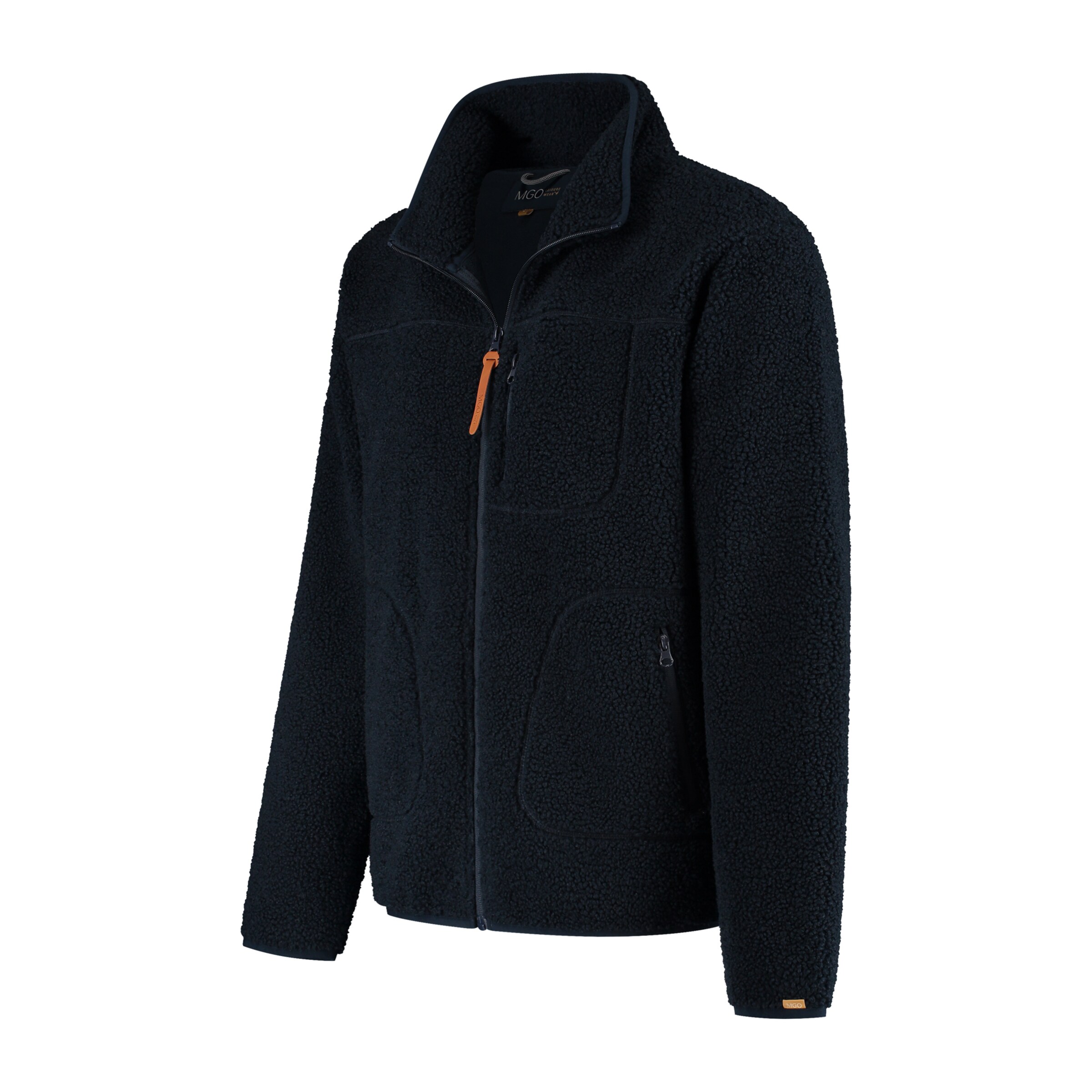 MGO Fleece jas in Blauw