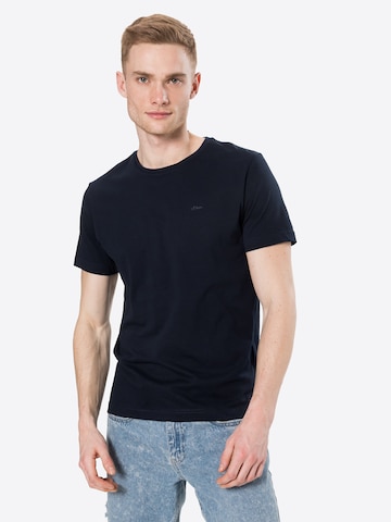 s.Oliver T-Shirt in Blau: predná strana