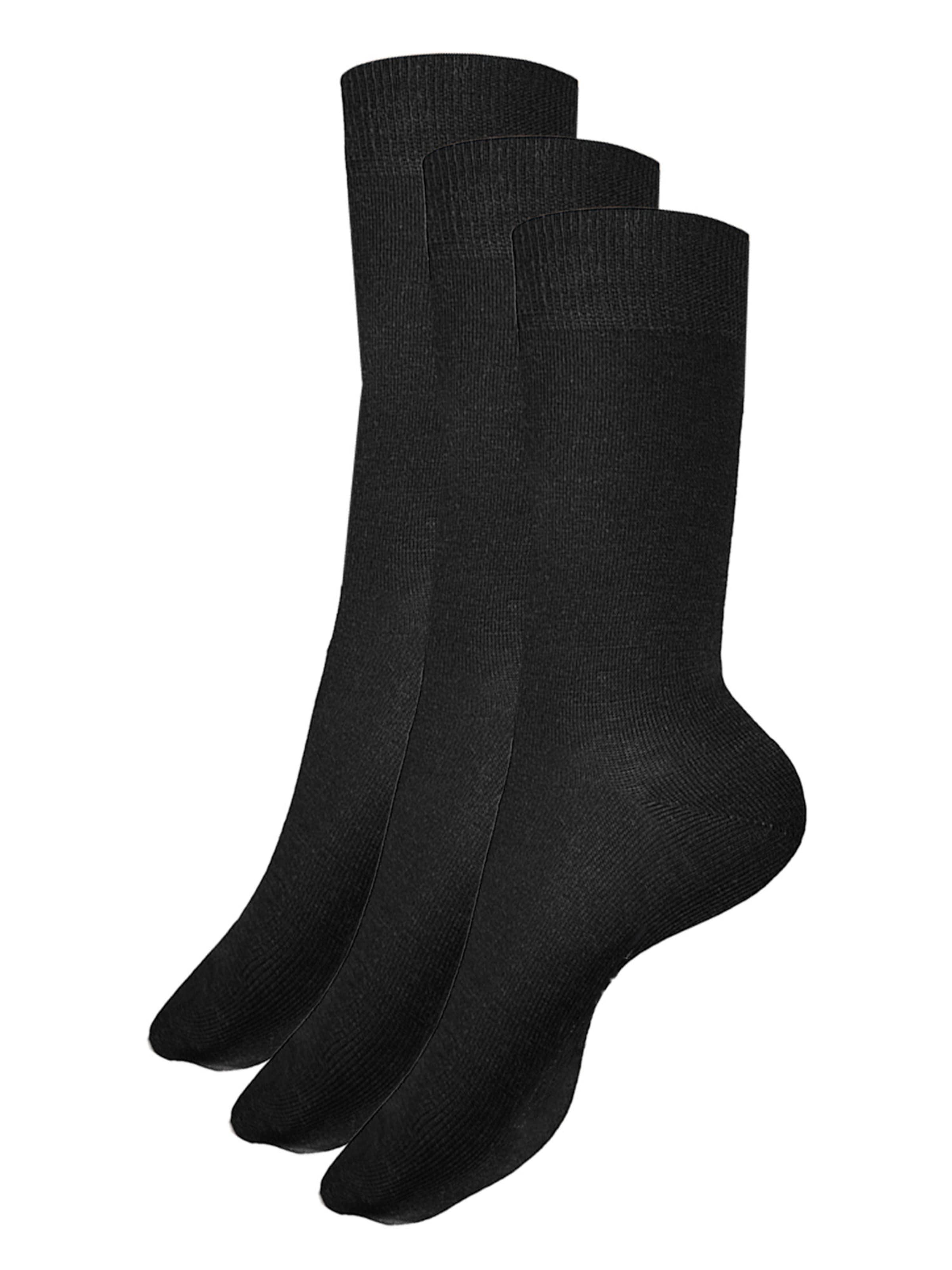 Hudson Sokken in Zwart: voorkant