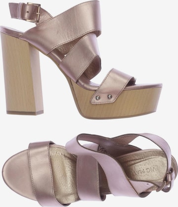 VIC MATIÉ Sandals & High-Heeled Sandals in 41 in Pink: front