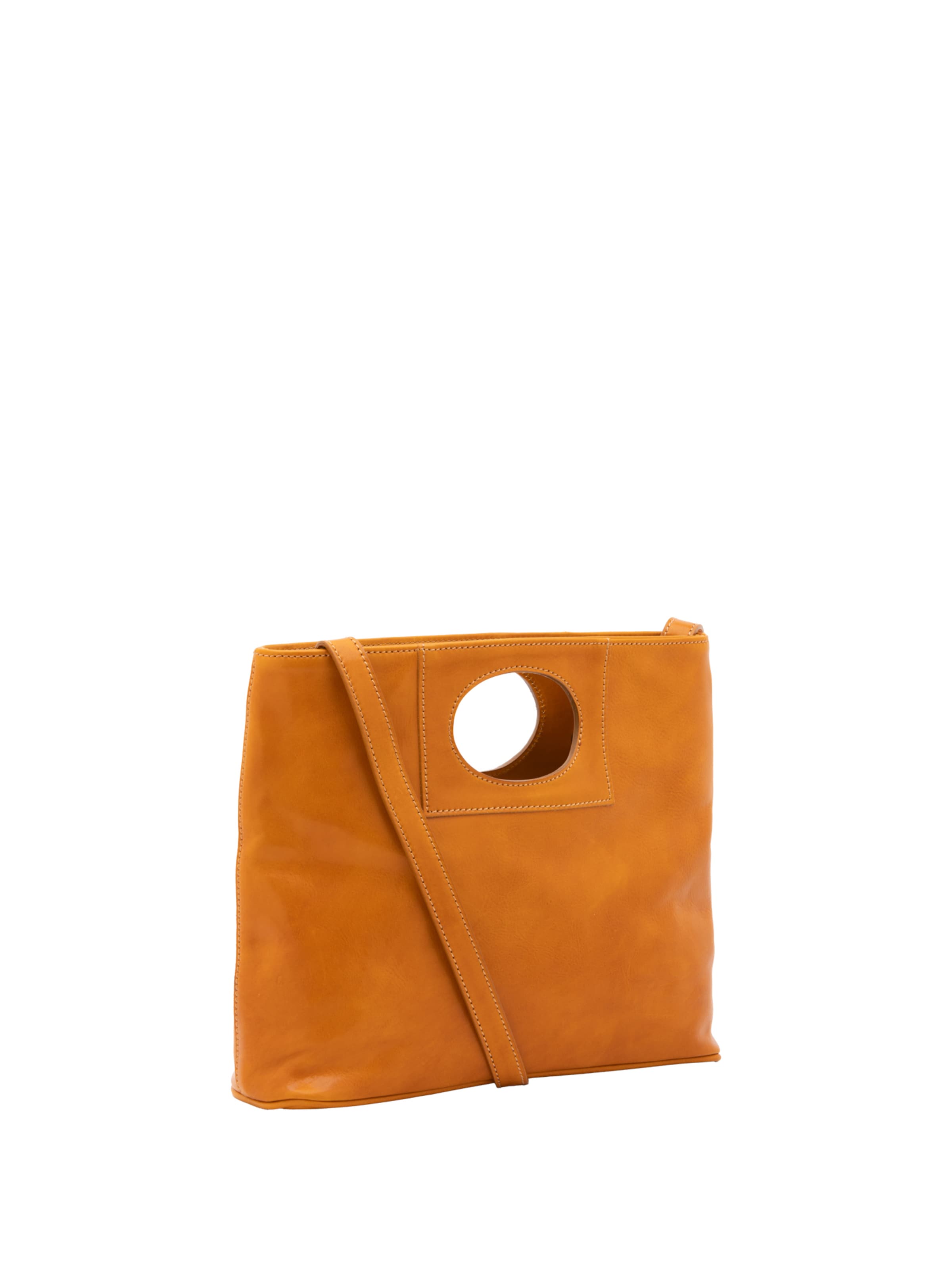 Sac à bandoulière Viola Castellani en jaune : devant