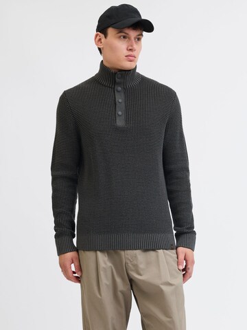 JACK & JONES - Jersey en negro: frente